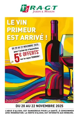 Catalogue RAGT Jardin & Maison (valable jusqu'au 22-11)