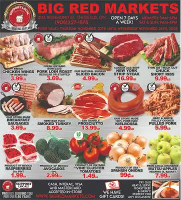 Big Red Markets flyer (valid until 26-11)