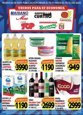 Catálogo Supermercados Becerra (válido hasta 1-12)