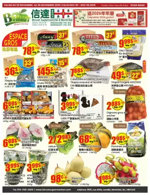 Btrust Supermarket flyer (valid until 26-11)