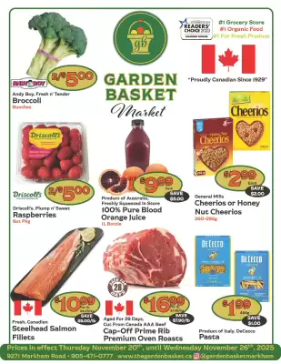 The Garden Basket flyer (valid until 26-11)
