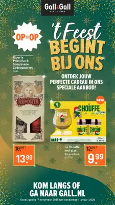 Gall & Gall folder (geldig t/m 1-01)