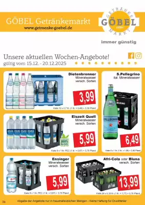 Getränke Göbel Prospekt (gültig bis 20-12)