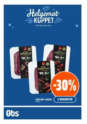 Coop Obs kundeavis (gyldig til 22-11)