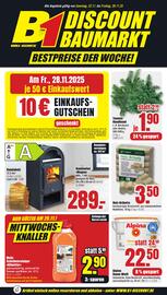 B1 Discount Baumarkt Prospekt woche 47 Seite 1