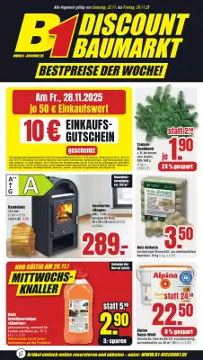 B1 Discount Baumarkt Prospekt (gültig bis 28-11)