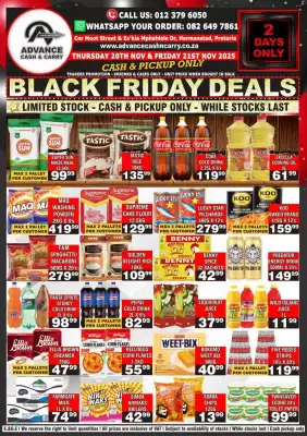 Advance Cash n Carry catalogue (valid until 21-11)