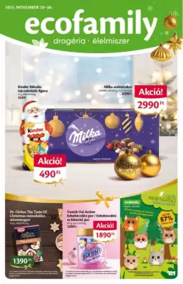 EcoFamily akciós újság (érvényes eddig: 30-11)