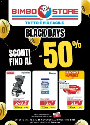 Volantino Bimbo Store (valido fino al 3-12)