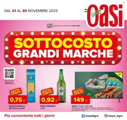 Volantino Oasi (valido fino al 30-11)