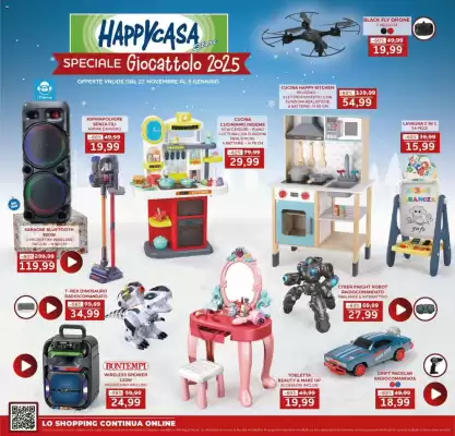 Volantino Happy Casa (valido fino al 6-01)