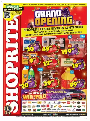 Shoprite catalogue (valid until 23-11)