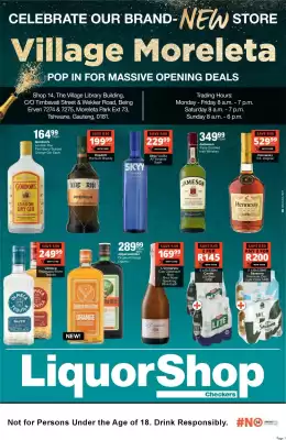 Liquor Shop catalogue (valid until 7-12)