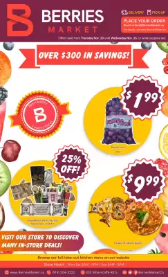 Berries Market flyer (valid until 26-11)