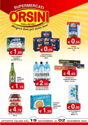 Volantino Orsini Market (valido fino al 2-12)
