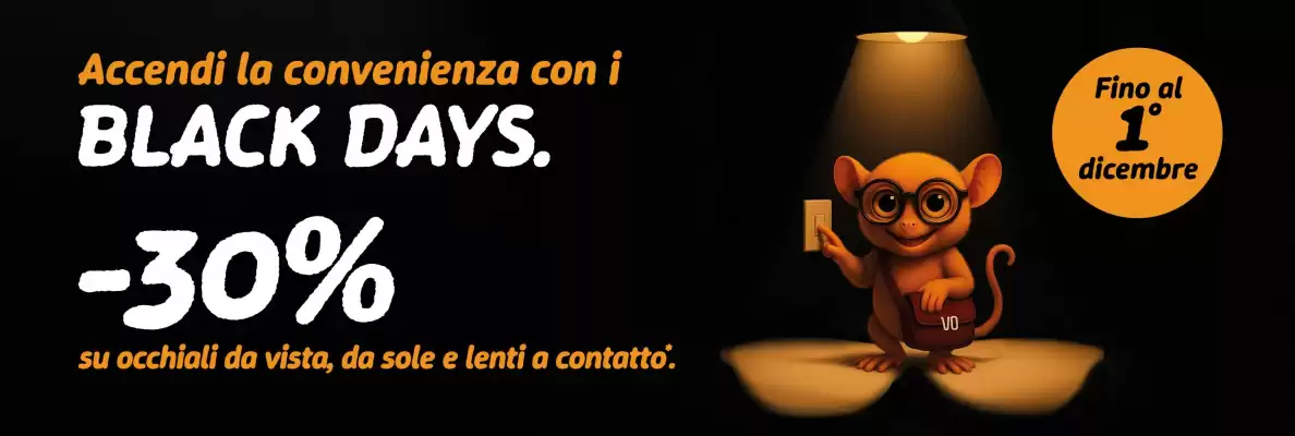 Volantino Spaccio Occhiali Vision (valido fino al 1-12)