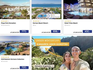 Neckermann Reisen Flugblatt Seite 1