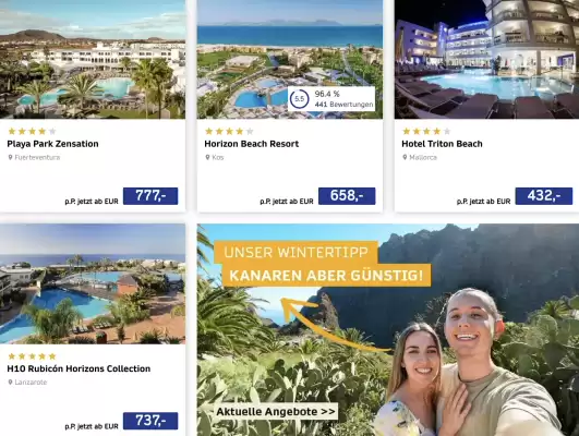 Neckermann Reisen Flugblatt (gültig bis 1-12)