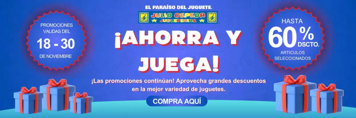 Catálogo Julio Cepeda Jugueterías (válido hasta 30-11)