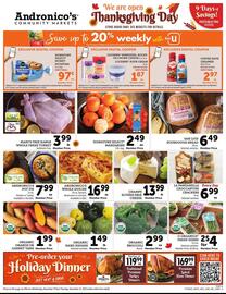 Andronico's weekly ad Page 1