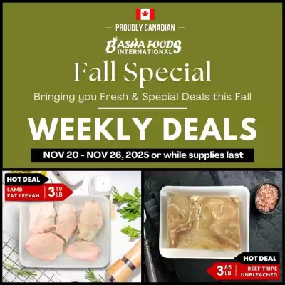 Basha Foods flyer (valid until 29-11)