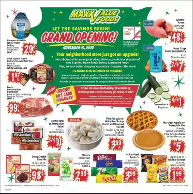 Foodmaxx weekly ad (valid until 27-11)