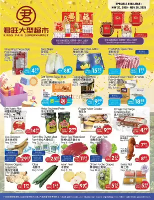 Kings Fair Supermarket flyer (valid until 26-11)