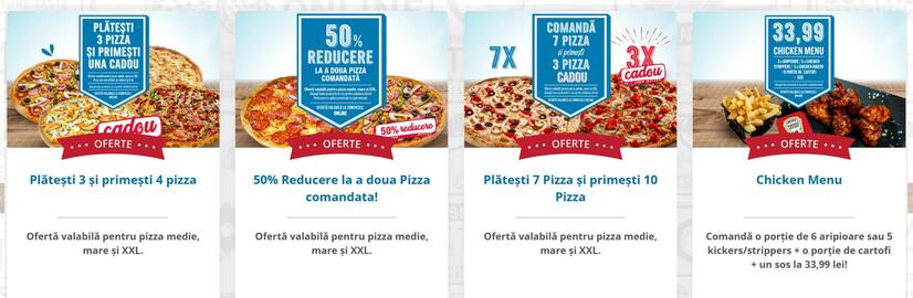Catalog Domino's Pizza Pagină 1