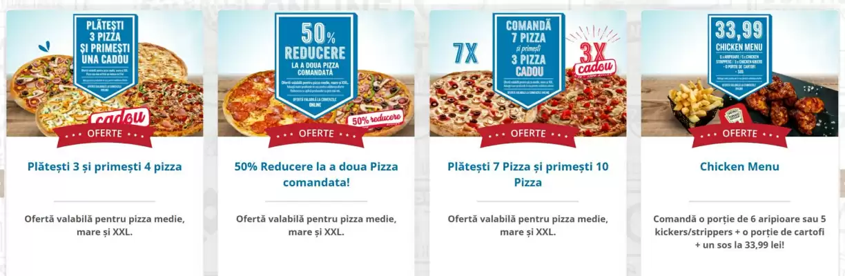 Catalog Domino's Pizza (valid până la 30-11)