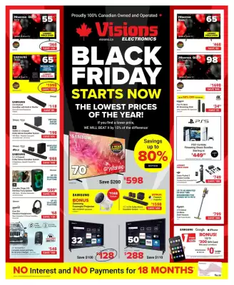 Visions Electronics flyer (valid until 27-11)