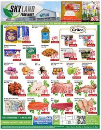 Skyland Foodmart flyer week 47 Page 1