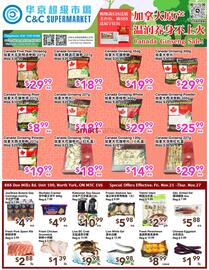 C&C Supermarket flyer week 47 Page 1