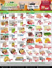 Ethnic Supermarket flyer week 47 Page 1