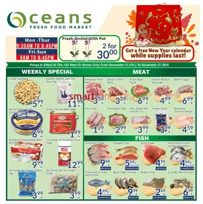 Oceans Fresh Food Market flyer (valid until 27-11)