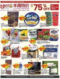 Terra Foodmart flyer week 47 Page 1