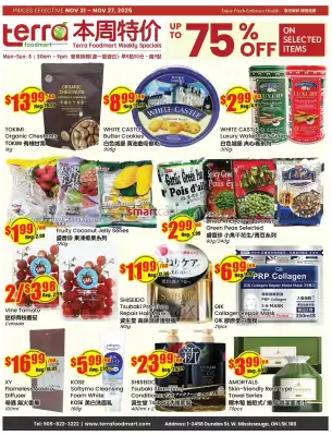 Terra Foodmart flyer (valid until 27-11)