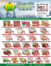 Fresh Win Foodmart flyer week 47 Page 1