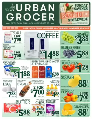 Urban Grocer flyer (valid until 27-11)