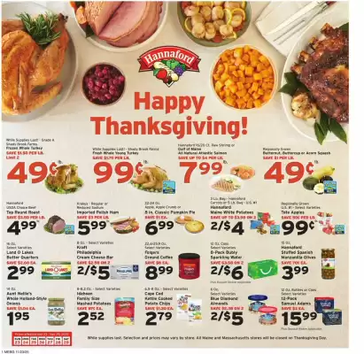 Hannaford flyer (valid until 29-11)