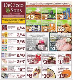 DeCicco & Sons weekly ad week 47 Page 1