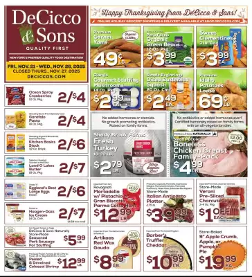 DeCicco & Sons weekly ad (valid until 26-11)