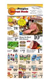 Harvest Foods weekly ad Page 1