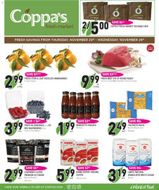 Coppa's Fresh Market flyer week 47 Page 1