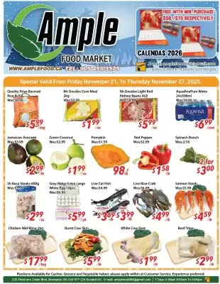 Ample Food Market flyer (valid until 28-11)