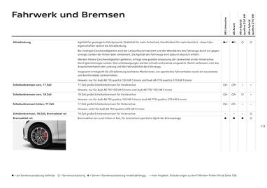 Audi Flugblatt | A6 Seite 112