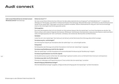 Audi Flugblatt | A6 Seite 121