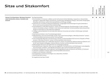 Audi Flugblatt | A6 Seite 62