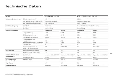 Audi Flugblatt | A6 Seite 126