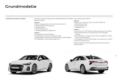 Audi Flugblatt | A6 Seite 13