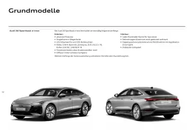 Audi Flugblatt | A6 e-tron Seite 12